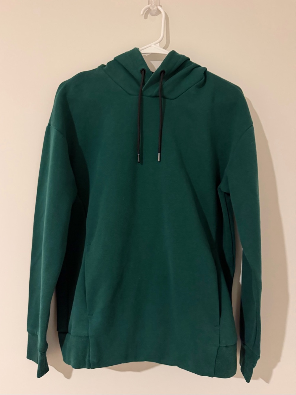 H&M Dark Forest Green Loose Fit Hoodie Men’s Small
